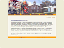 Tablet Screenshot of cityofnelson.com